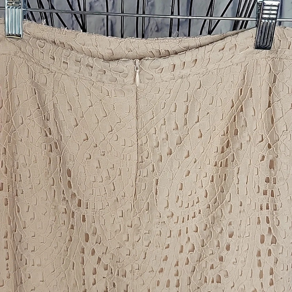 GB Pink Crochet Hi‎ Low Maxi Skirt Small - Picture 7 of 9